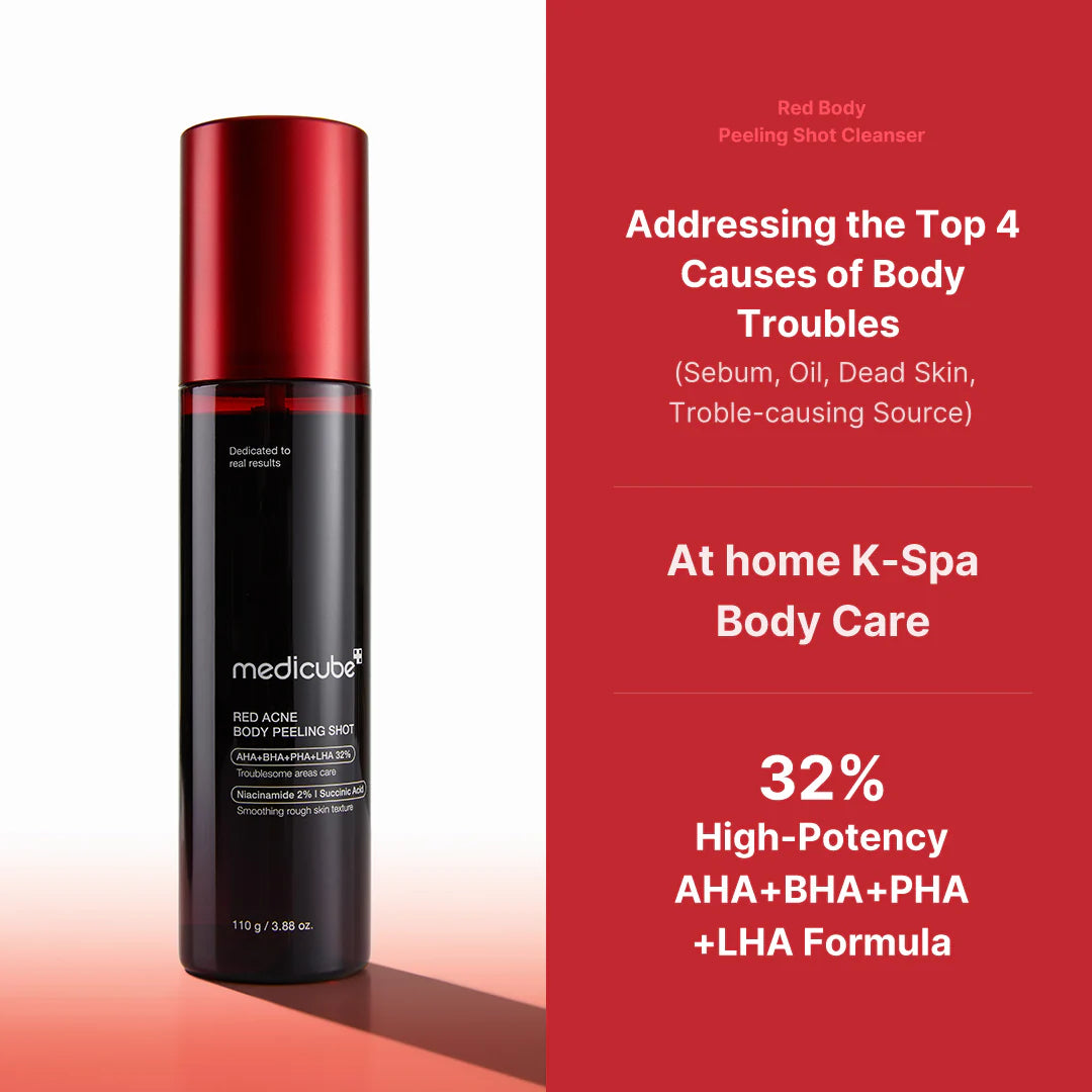 Medicube-Red Acne Body Peeling Shot 110g
