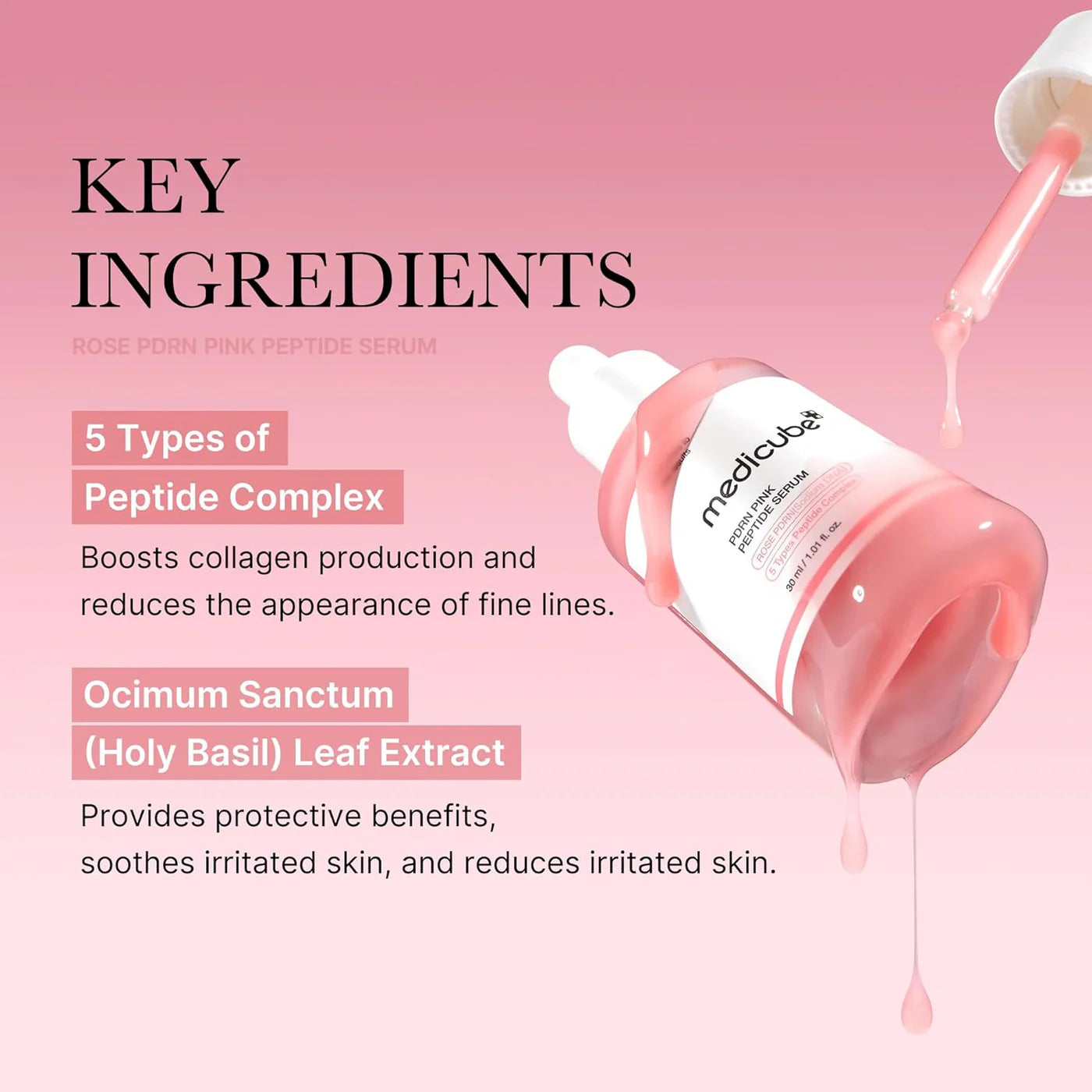 Medicube-PDRN Pink Peptide Serum 30 ml / 1.01 fl oz