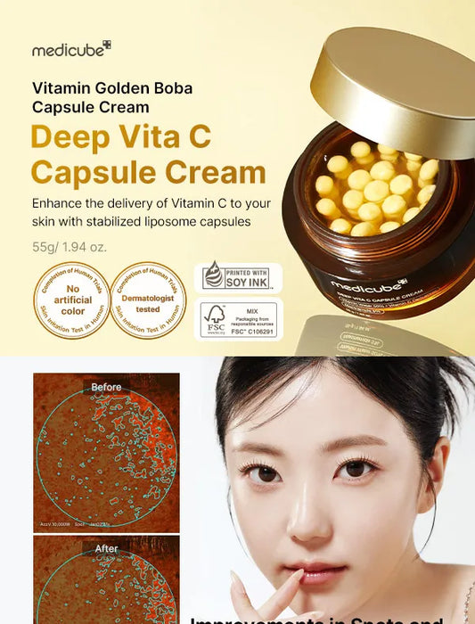 Medicube Deep Vitamin C Golden Capsule Face cream