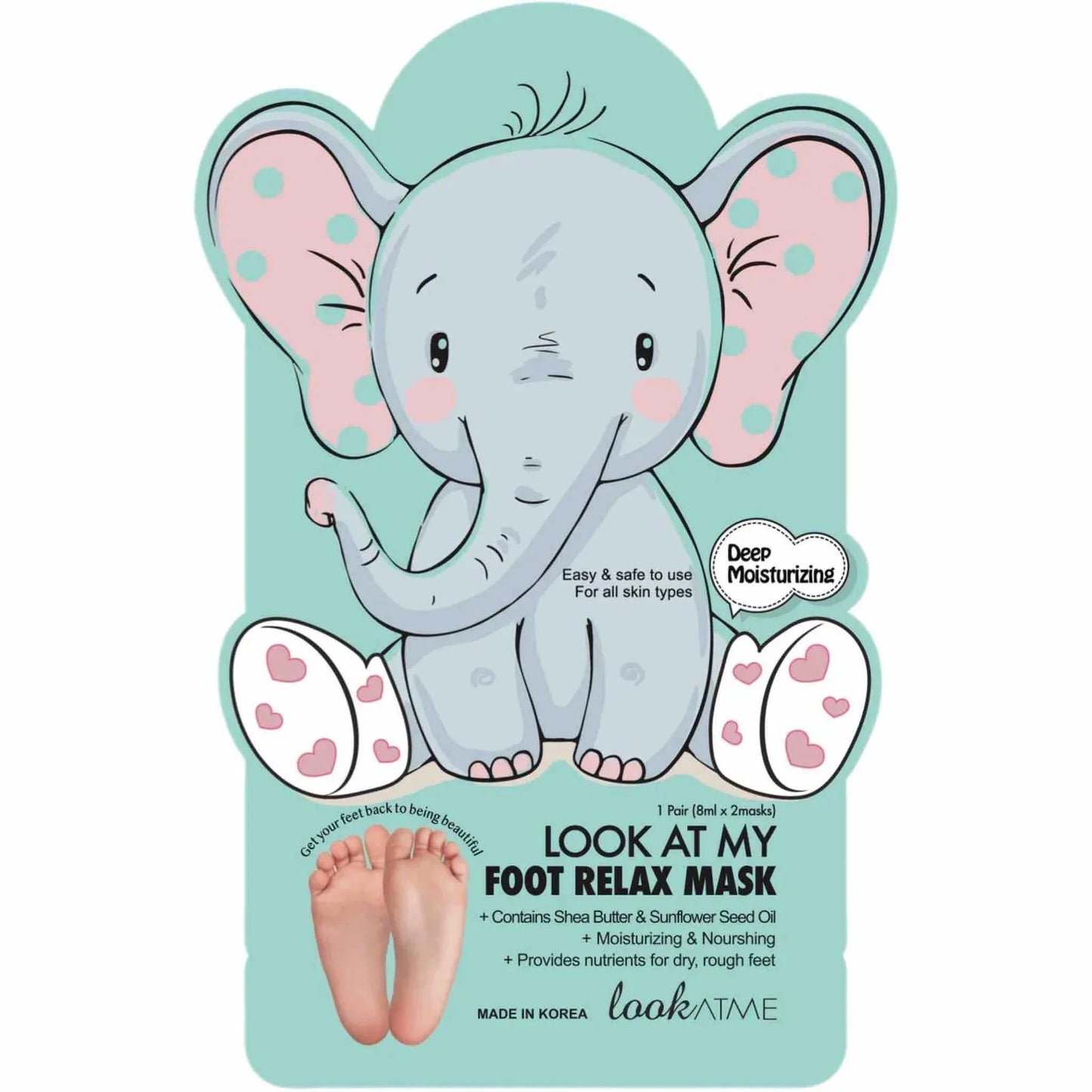 Look at Me-Foot Relaxing mask 1 pair(8ml x 2masks)