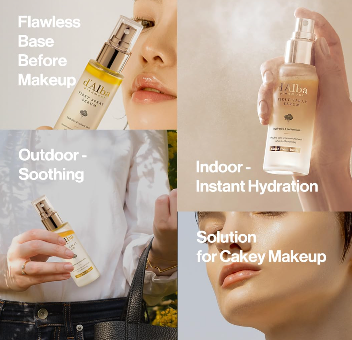 D ' Alba Piedmont Italian White Truffle First Spray Serum (50ml)