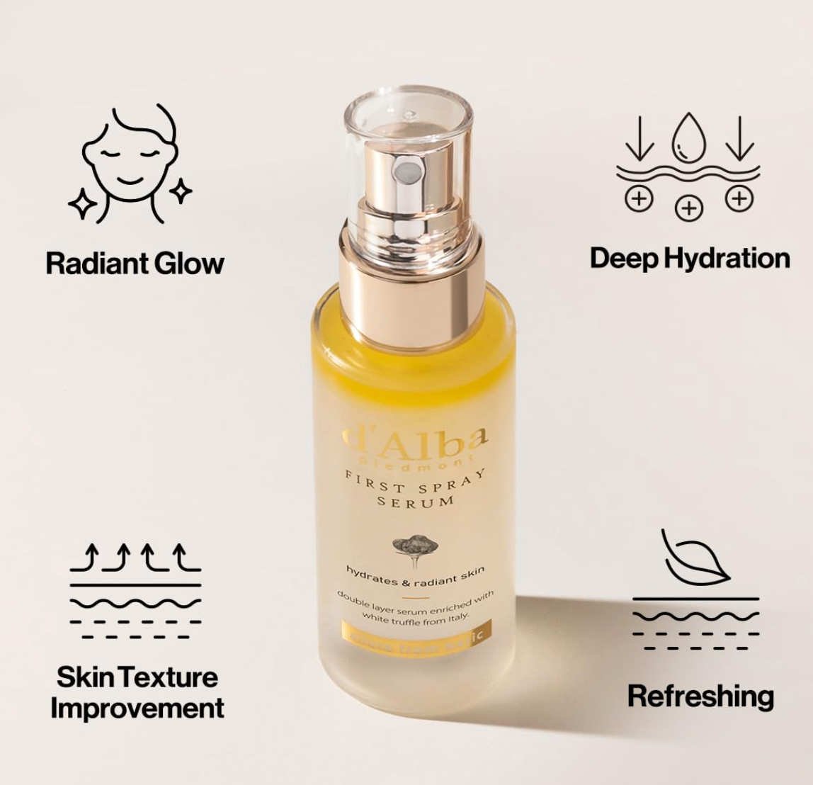 D ' Alba Piedmont Italian White Truffle First Spray Serum (50ml)