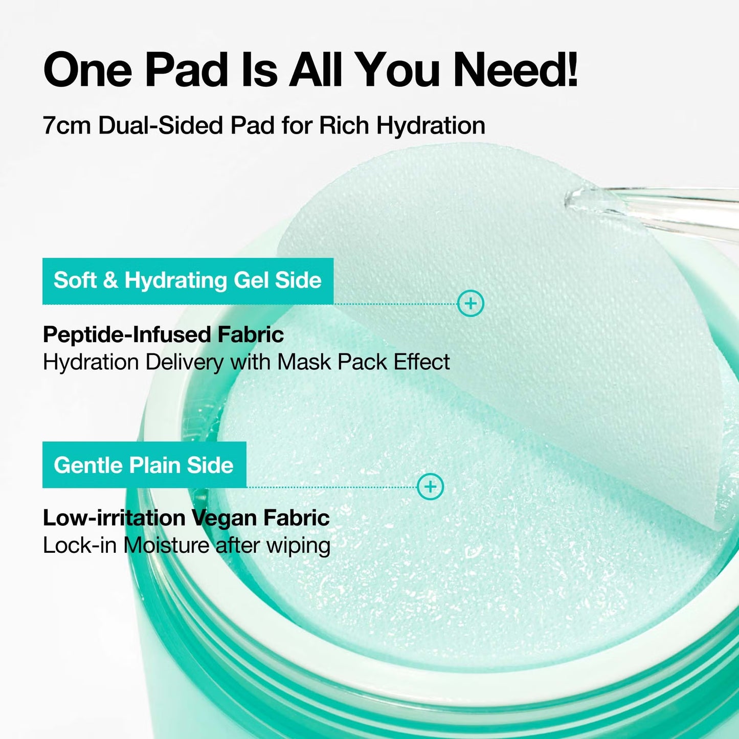 Anua PDRN 100 Hyaluronic Acid Glow Pad 180ml