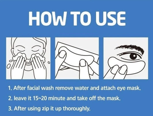 30 Sheet Purederm Collagen Eye Zone Mask Sheet Dark Circles Bags