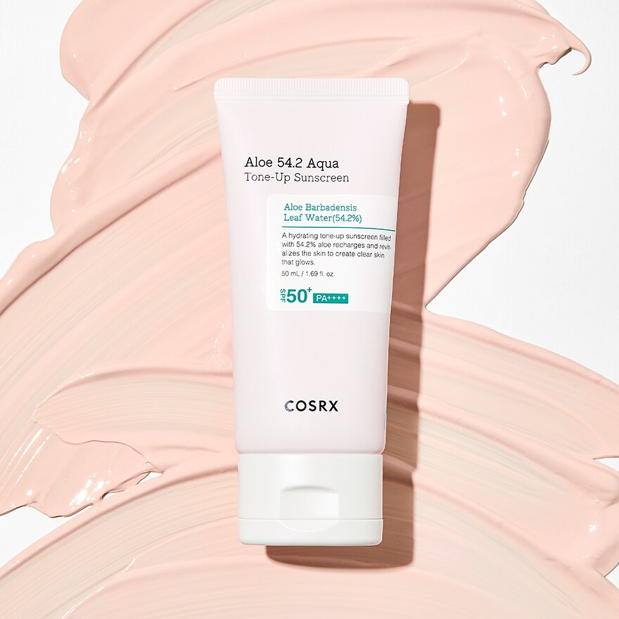 Aloe 54.2 Aqua Tone-Up Sunscreen SPF 50 Plus by CosrX for Unisex