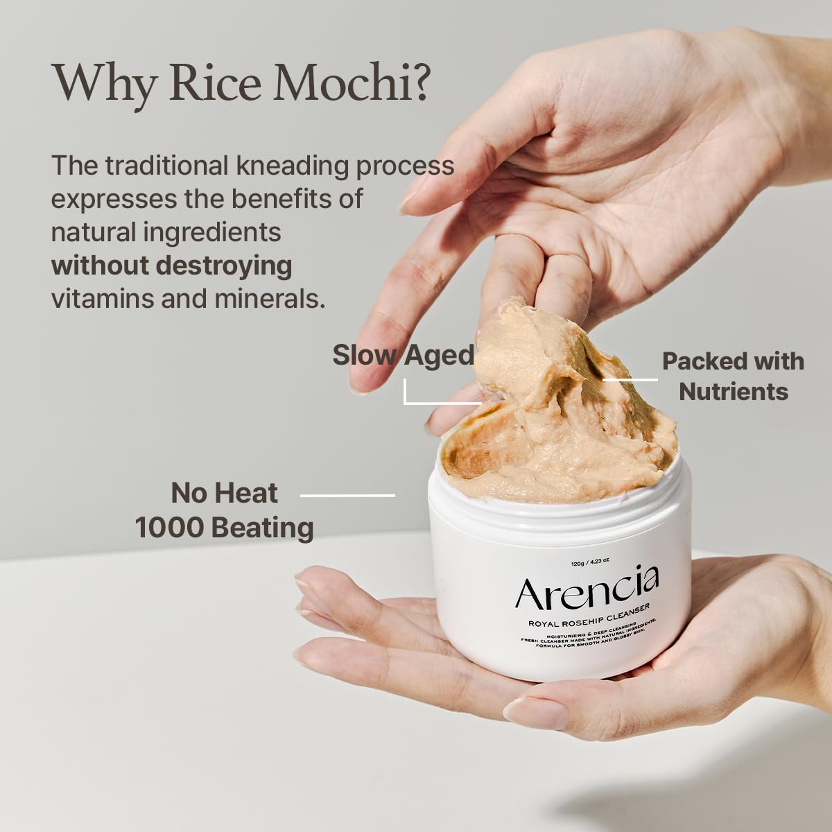 Arencia-Calendula Rice Mochi Cleanser (4.23oz)