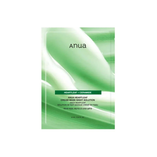 Anua Heartleaf Cream Sheet Mask Night Solution 25ml (1ea)