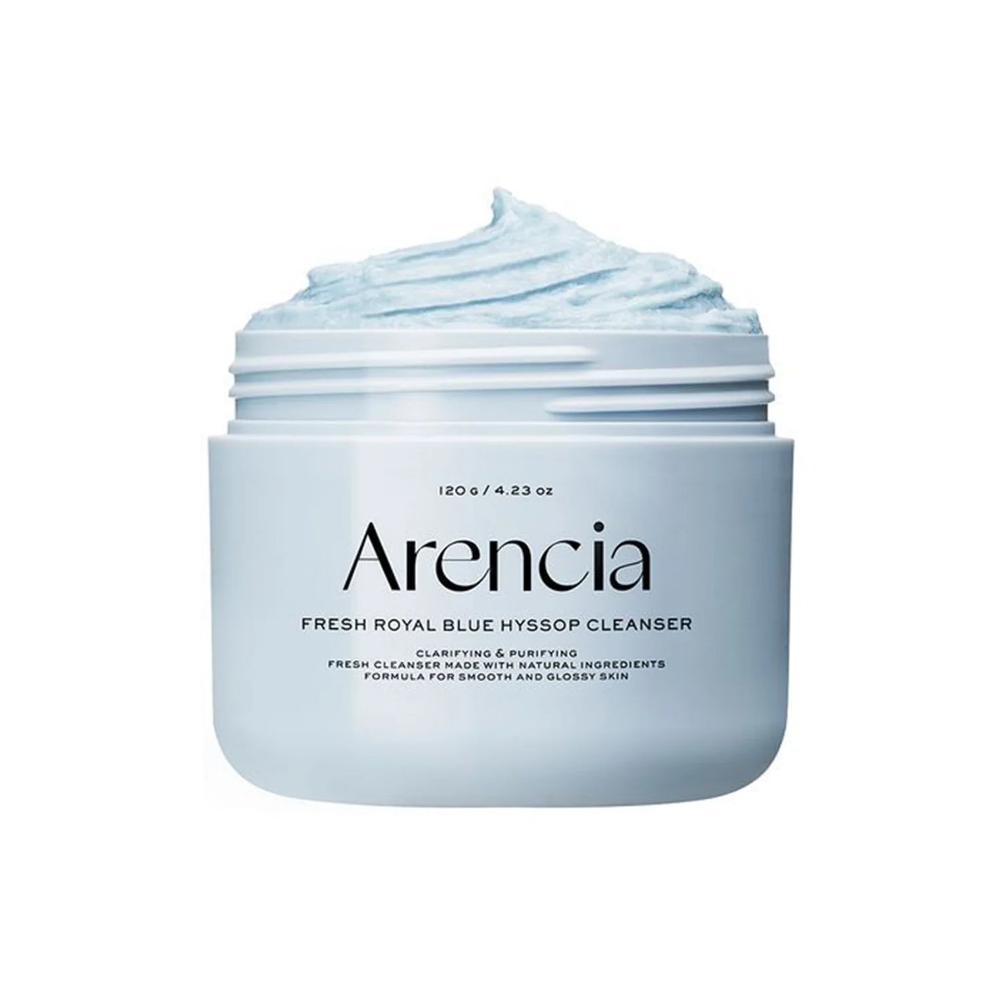 Arencia-Fresh Royal Blue Hyssop Rice Mochi Cleanser 120g