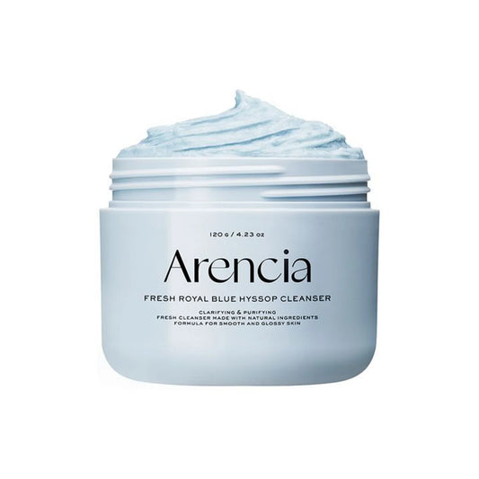 Arencia-Fresh Royal Blue Hyssop Rice Mochi Cleanser 120g