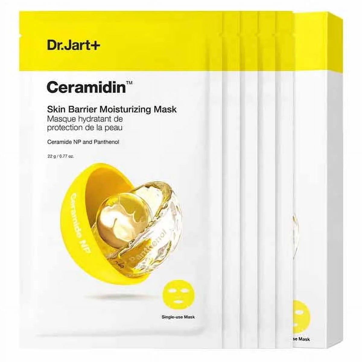 Dr.Jart+ Ceramidin™ Арьсны хамгаалалттай чийгшүүлэгч нүүрний маск 5 багц