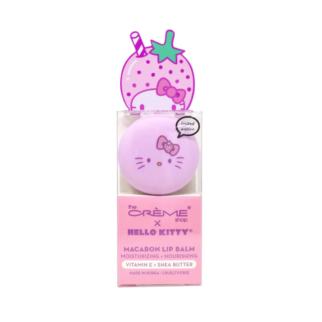 The Crème Shop x Sanrio Hello Kitty Macaron Lip Balm