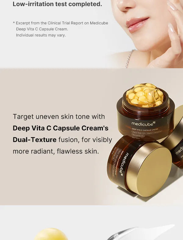 Medicube Deep Vitamin C Golden Capsule Face cream