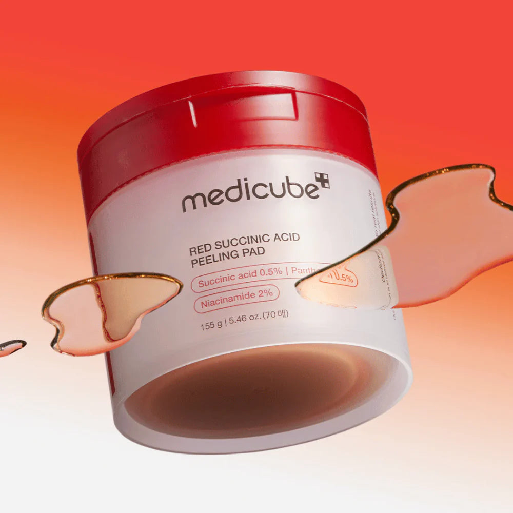 Medicube-Red Succinic Acid Peeling Pad for All Skin Types (70 Pads)